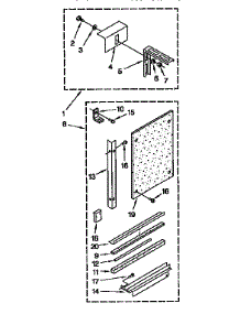 Installation parts for Kenmore Air Conditioner 106.9751290 (1069751290, 106 9751290) from AppliancePartsPros.com