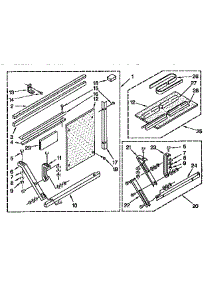 Installation parts for Kenmore Air Conditioner 106.9751852 (1069751852, 106 9751852) from AppliancePartsPros.com