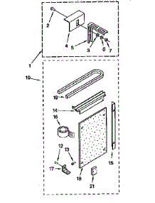 Installation parts for Kenmore Air Conditioner 106.9760670 (1069760670, 106 9760670) from AppliancePartsPros.com