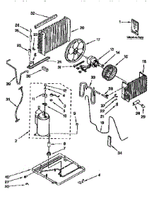 Unit parts for Kenmore Air Conditioner 106.9761090 (1069761090, 106 9761090) from AppliancePartsPros.com