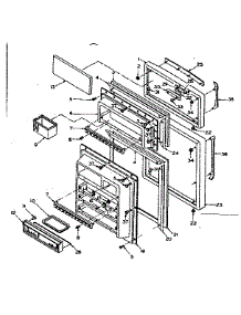 Door Parts parts for Kenmore Refrigerator 106T16E from AppliancePartsPros.com