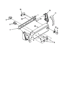 Control Panel parts for Kenmore Washer 110.10502991 (11010502991, 110 10502991) from AppliancePartsPros.com