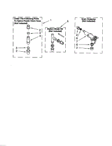 Water System parts for Kenmore Washer 110.12502100 (11012502100, 110 12502100) from AppliancePartsPros.com