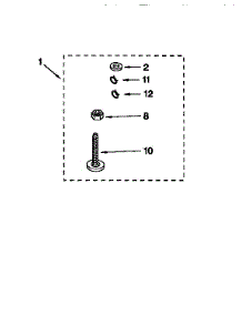 Miscellaneous parts for Kenmore Washer 110.16612692 (11016612692, 110 16612692) from AppliancePartsPros.com