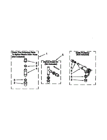 Water System parts for Kenmore Washer 110.16612692 (11016612692, 110 16612692) from AppliancePartsPros.com