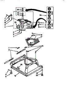 Machine Base parts for Kenmore Washer 110.16872693 (11016872693, 110 16872693) from AppliancePartsPros.com