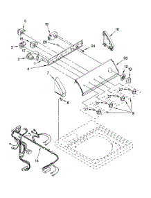 Control Panel Parts parts for Kenmore Washer 110.16882502 (11016882502, 110 16882502) from AppliancePartsPros.com
