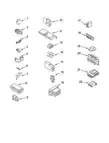 Wiring Harness Parts parts for Kenmore Washer 110.16922502 (11016922502, 110 16922502) from AppliancePartsPros.com