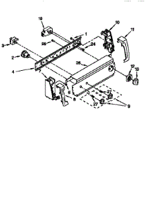 Control Panel parts for Kenmore Washer 110.18522790 (11018522790, 110 18522790) from AppliancePartsPros.com