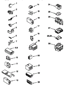 Wiring Harness parts for Kenmore Washer 110.18542890 (11018542890, 110 18542890) from AppliancePartsPros.com