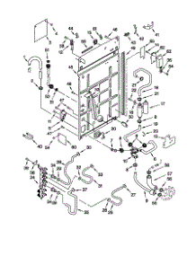 Rear Panel parts for Kenmore Washer 110.20096991 (11020096991, 110 20096991) from AppliancePartsPros.com