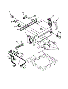 Control Panel parts for Kenmore Washer 110.20712990 (11020712990, 110 20712990) from AppliancePartsPros.com