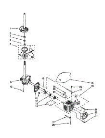 Brake / Clutch / Gearcase / Motor / Pump parts for Kenmore Washer 110.20852990 (11020852990, 110 20852990) from AppliancePartsPros.com