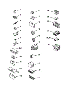 Wiring Harness parts for Kenmore Washer 110.20852990 (11020852990, 110 20852990) from AppliancePartsPros.com