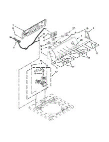 Console And Water Inlet Parts parts for Kenmore Washer 110.21492311 (11021492311, 110 21492311) from AppliancePartsPros.com