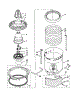 Washplate, Basket And Tub