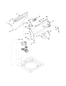 Controls And Water Inlet Parts parts for Kenmore Washer 110.22102312 (11022102312, 110 22102312) from AppliancePartsPros.com