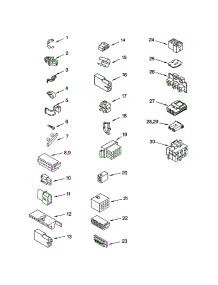 Wiring Harness parts for Kenmore Washer 110.22862101 (11022862101, 110 22862101) from AppliancePartsPros.com