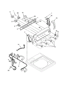 Control Panel parts for Kenmore Washer 110.22904101 (11022904101, 110 22904101) from AppliancePartsPros.com