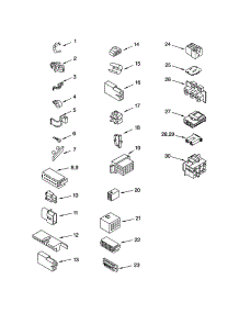 Wiring Harness parts for Kenmore Washer 110.22942101 (11022942101, 110 22942101) from AppliancePartsPros.com