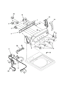 Control Panel parts for Kenmore Washer 110.23034100 (11023034100, 110 23034100) from AppliancePartsPros.com