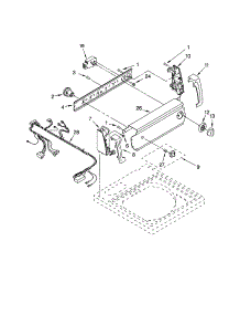 Control Panel parts for Kenmore Washer 110.24432300 (11024432300, 110 24432300) from AppliancePartsPros.com