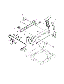 Control Panel parts for Kenmore Washer 110.24442300 (11024442300, 110 24442300) from AppliancePartsPros.com