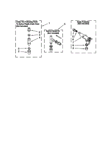 Water System parts for Kenmore Washer 110.24652300 (11024652300, 110 24652300) from AppliancePartsPros.com