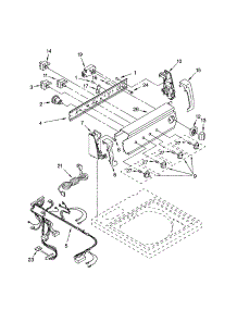 Control Panel parts for Kenmore Washer 110.24904200 (11024904200, 110 24904200) from AppliancePartsPros.com