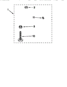 Miscellaneous parts for Kenmore Washer 110.26292691 (11026292691, 110 26292691) from AppliancePartsPros.com