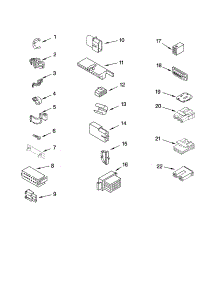 Wiring Harness Parts parts for Kenmore Washer 110.26652503 (11026652503, 110 26652503) from AppliancePartsPros.com