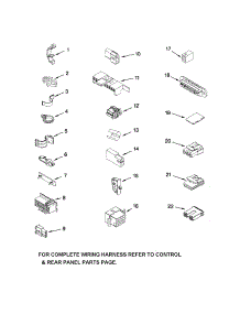 Wiring Harness parts for Kenmore Washer 110.26682503 (11026682503, 110 26682503) from AppliancePartsPros.com
