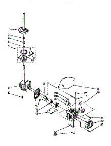 Motor And Pump parts for Kenmore Washer 110.26822690 (11026822690, 110 26822690) from AppliancePartsPros.com
