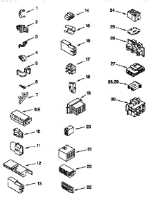 Wire Harness parts for Kenmore Washer 110.26822691 (11026822691, 110 26822691) from AppliancePartsPros.com