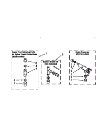 Water System parts for Kenmore Washer 110.26834690 (11026834690, 110 26834690) from AppliancePartsPros.com