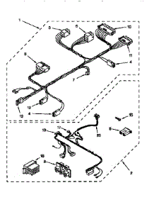 Wiring Harness parts for Kenmore Washer 110.26955690 (11026955690, 110 26955690) from AppliancePartsPros.com