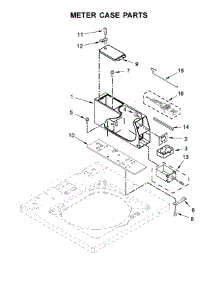 Meter Case Parts parts for Kenmore Washer 110.27022710 (11027022710, 110 27022710) from AppliancePartsPros.com