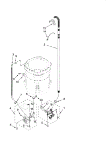 Pump Parts, Optional Parts (Not Included) parts for Kenmore Washer 110.27086602 (11027086602, 110 27086602) from AppliancePartsPros.com