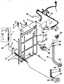 Rear Panel parts for Kenmore Washer 110.27622790 (11027622790, 110 27622790) from AppliancePartsPros.com
