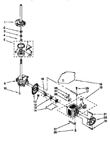 Motor And Pump parts for Kenmore Washer 110.27812691 (11027812691, 110 27812691) from AppliancePartsPros.com