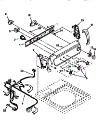Control Panel parts for Kenmore Washer 110.27824790 (11027824790, 110 27824790) from AppliancePartsPros.com