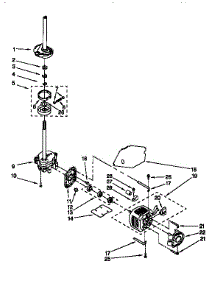 Brake, Clutch, Gearcase, Motor And Pump parts for Kenmore Washer 110.27894791 (11027894791, 110 27894791) from AppliancePartsPros.com