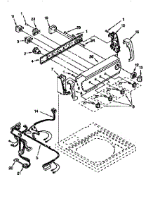Control Panel parts for Kenmore Washer 110.27902790 (11027902790, 110 27902790) from AppliancePartsPros.com