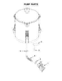 Pump Parts parts for Kenmore Washer 110.28132410 (11028132410, 110 28132410) from AppliancePartsPros.com
