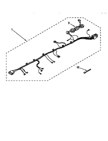 Wiring Harness parts for Kenmore Washer 110.2870090 (1102870090, 110 2870090) from AppliancePartsPros.com