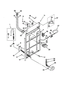 Rear Panel parts for Kenmore Washer 110.28884791 (11028884791, 110 28884791) from AppliancePartsPros.com