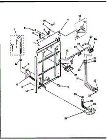 Rear Panel parts for Kenmore Washer 110.28912790 (11028912790, 110 28912790) from AppliancePartsPros.com