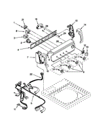 Control Panel parts for Kenmore Washer 110.28922791 (11028922791, 110 28922791) from AppliancePartsPros.com