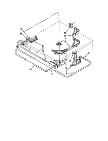 Bleach / Detergent / Rinse Dispenser parts for Kenmore Washer 110.28942891 (11028942891, 110 28942891) from AppliancePartsPros.com