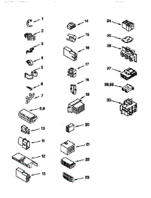 Wiring Harness parts for Kenmore Washer 110.28974890 (11028974890, 110 28974890) from AppliancePartsPros.com